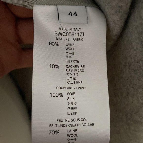 Givenchy Paris Size euro 44 wool/cashmere coat - Picture 7 of 10